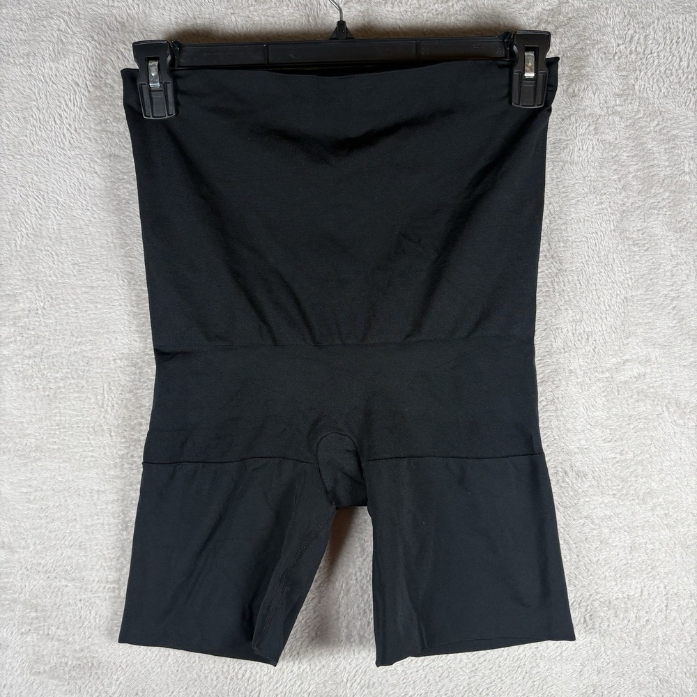 Red Hot Spanx High Waist Mid Thigh Shaper Women Plus Size‎ 2X Black FS4015